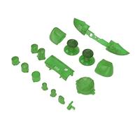 GOWENIC Full Trigger Buttons Kits, Comfortable Multi Color Full Buttons Set Mod Kit for Series X/S Controller for Series S Controller (Transparent Green)
