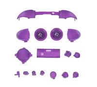 GOWENIC Full Trigger Buttons Kits, Comfortable Multi Color Full Buttons Set Mod Kit for Series X/S Controller for Series S Controller (Transparent Purple)