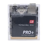 GOWENIC Game Cartridge, 64Mbit 1000 in 1 Game Cartridge, 4G Memory, Energy Saving for Gameboy Color Gameboy Advance SP, with Auto Save Backup (White Transparent)