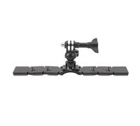 GOWENIC Heavy Duty Motorcycle Helmet Chin Mount for Camera | 360 Rotation 3 Section Detachable Adhesive Bracket for Hero Tool