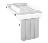 GOWENIC Inflatable Toddler Airplane Bed Premium Flocked Air Mattress for Long Flights, Road Trips for Kids and Toddlers (Grey)