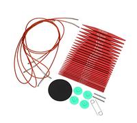 GOWENIC Interchangeable Knitting Needles Set, Detachable Circular Knitting Needles with Various Sizes, & Crochet Kit for Gifts, Perfect for Socks, Hats, Sweaters