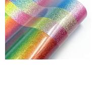 GOWENIC Ironing Holographic HTV Board for DIY Heat Transfer Garment Design on Cotton Polyester Clothing, PU Material 20 * 50cm, Neutral Detergent Wash, Suitable for T-shirts Hoodies