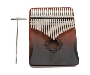 GOWENIC Kalimba 21 Keys Handmade Portable Thumb Piano for Music Lovers and Beginners Mahogany Kit for Adults and Kids (Type 3 Gradient)