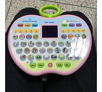 GOWENIC Kids Educational Laptop Learning Tablet, Non- Material with Puzzle Games for Logical Thinking, Ideal for Preschool Children (Pink)