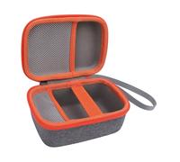 GOWENIC Kids Music Player Hard Case, EVA Storage Holder for 36 Cards with Velvet Lining Mesh Pockets & Hand Strap Compatible with Children Speaker Radio Accessories
