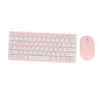 GOWENIC Korean Keyboard and Mouse, 78 Keys, 2.4GHz Wireless Connection, Thin and Lightweight, with Wireless Silent Mouse, for PC Laptop