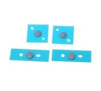 GOWENIC Laptop Foot Pads for Laptop 3 4 5, Laptop Bottom Case Feet Replacement Kit Anti Slip Foot Pads, Anti Slip Round Dot Accurate Size (Blue)