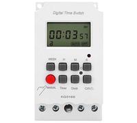 GOWENIC LCD Microcomputer Timer 32 On-Off Groups | Digital Time Switch 50-60Hz Programmable Second Control for Advertising Signs