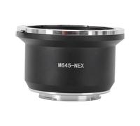 GOWENIC Lens to E Mount Adapter Fit for M645 Lens to NEX F3 A7 A6400 A6600 E Mount Mirrorless Camera, Aluminum Alloy Manual Adapter Ring, for INFINITY Focus, Full Manual Control