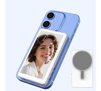 GOWENIC Magnetic Phone Selfie Screen, 4.02 Inch HD Display Wireless Back Camera View with Auto Recognition and Brightness Adjustment for Vlog Live Stream