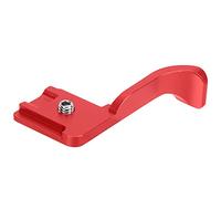 GOWENIC Metal Thumb Up Grip, Camera Hot Shoe Aluminum Alloy Thumb Up Rest Hand Grip for/for X10/X100/E1 for Olmypus E-P1/PL3/PM2/ for M(red)