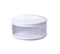 GOWENIC Microwave Plate Cover, Stackable Food Preservation Cover for Kitchen Heat Preservation, Multi-Purpose ABS Food Insulation, Dust Insulation, 1 Layer Height 11cm for Home (1 Tier)