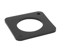 GOWENIC Motor Silicone Gasket,Motor Gasket Stepper,Silicone Shock Absorption Shock Isolation Gasket 3D Printer Accessory,Suitable for 42 Stepper Motors (Black)