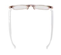 GOWENIC Music Glasses with Mic and Speaker 5.4 Long Listening and Talk Time for Music and Voice Calls Ideal for Outdoor Traveling IP65 Rainproof (Pink and White Frame)