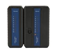 GOWENIC Network Tester Engineering, Home Network Cable Phone Cable Crystal Head, 2 in 1 Line Tester Measure Line Checker for Family Office Industry