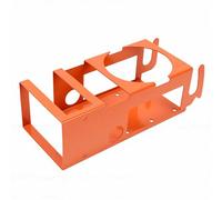 GOWENIC Orange Handmade Drink Holder for Workshop Organization, Aluminum Alloy Mug Cup Holder Wall Mounted for Office Construction Site