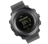 GOWENIC Outdoor Dive Watch Digital Sports with LED Backlight Compass Depth 100m Rainproof Diving Wristwatch Sport Watch for Men Nylon Black 2.75oz
