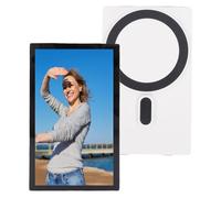 GOWENIC Phone Vlog Selfie Display Screen, Rotation Magnetic Rear Camera Selfie Screen with Dual Band Wireless Transmission 3 Brightness Levels for Android Live Streaming Video Recording