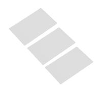 GOWENIC Plastic Lens Cover for 2DS Top Screen | 3-Pack LCD Repair Kit Handheld Console Replacement Parts (White)