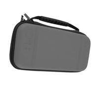 GOWENIC Portable Travel Game Console Case | Super Thin Protective Storage for Lite with 10 Game Card Slots, Lake Blue (Gray)