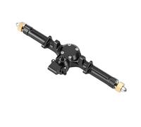 GOWENIC RC Car Metal Rear Axle, Matte Black Finish, Dual Metal Construction, Replacement for Axial SCX24, Collectible Upgrade