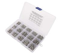 GOWENIC Resistant M2 M3 M4 Screw Kit 500 Count | Stainless Steel Assorted Hardware With Reusable Container For Machinery Furniture And