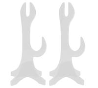 GOWENIC Samurai Sword Exhibition Stand, Two Robust -colored Two -layer Multipurpose Decoration Sword Support for Collection (Transparent)