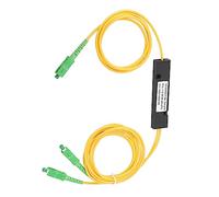 GOWENIC SC 1X2 PLC Singlemode Splitter | SC/Fiber Optical Splitter Low Insertion Loss Compact Design for FTTH PON