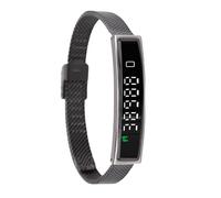 GOWENIC Smart Bracelet, Fitness Tracker BT 5.3 Health Wristband with Dedicated APP, Visualizd Exercise Data, Remote Camera Control, for Swimming Running Cycling (Black)