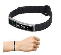 GOWENIC Smart Bracelet, Fitness Tracker BT 5.3 Health Wristband with Magnetic Strap, Equiped APP and Remote Photography, Water Proof for Swimming Running Cycling (Black)