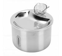 GOWENIC Smart Cat Water Fountain with Flowing Water Design Large Capacity Stainless Steel for Hydration At Home 2L