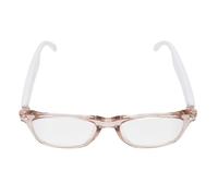 GOWENIC Smart Glasses, 144 Languages AI Translation Call IP65 Water Proof Lenses, with Noise Reduction Technology, for Business Travel Outdoor Driving Cycling (Pink and White Frame)