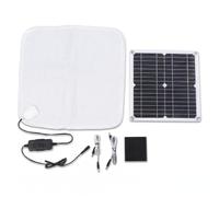 GOWENIC Solar Panel Heating Blanket, Pet Heated Blanket, 50W Rapid Heating, Soft Portable Solar Pet Heating Pad for Car Outdoor Use