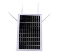 GOWENIC Solar Powered 4G LTE Modem Router, Wireless WiFi Router with 15W Solar Panel and IP66, for RV Security Camera Outdoor Streaming Remote Work (US)