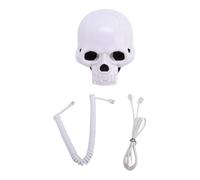 GOWENIC Teacne Phone of Skulls, Clear Sound Multifunctional Domatu of the Skull House (White)