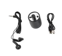 GOWENIC Through Wall Microphone High Strength Voice Listen Detector Amplifier for Pipe Water Oil Leakage, Wall Leak Ear Listening Device with Probe, Water Leak Detector Tool for Concrete