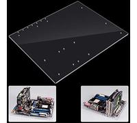 GOWENIC Transparent Acrylic Overlock Computer Case for ATX Motherboard, Easy Installation for Gaming, 4mm Thickness, Suitable for High Performance PC