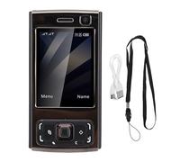 GOWENIC Unlocked Slider Phone, 2G GSM Mobile Phone 2.0 Inch Screen 1000mAh Battery Dual SIM MP3 MP4 Player with Loud Speaker and, for Easy Operation and Portability (Black)