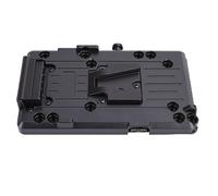 GOWENIC V Mount D Tap Battery Plate, 50W V Lock Base Adapter Quick Release Adapter with D Tap Output for Cameras Monitors for Universal Mounting