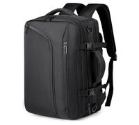 GOWENIC Vacuum Backpack Travel, 50L Expandable Compression Travel Backpack with Shoe Bin and Wet Dry Separation, 17.3 Inch Laptop Compartment with USB Charging Port