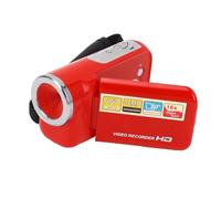 GOWENIC Video Camera Camcorder, HD 1080P 16MP Digital Camera Video Recorder, 2 Inch Rotatable Screen 16x Digital Zoom Camcorder Camera, for Travel Life Recording (Red)
