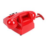 GOWENIC Vintage Bluetooth Phone Retro Gift Nostalgic (Red) | Housewarming Present, Unique Home Decor, Voice Dial, Wireless Speaker, Classic Style