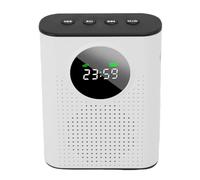 GOWENIC Voice Amplifier, 2.4GBPS Clear Sound Quality, 76mm Anti Interference Speaker, Magnetic Lavalier Microphone, with Smart LED Display, for Classrooms and Conferences