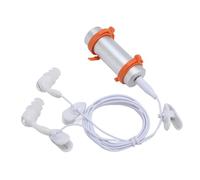 GOWENIC Water Proof MP3 Player, IPX8 Underwater Music 8GB Storage Swim MP3 Player with Earphones for Swimming Diving Running Surfing (Silver)