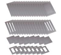GOWENIC Welding Practice Kit 48Pcs Low Carbon Steel Welding Plate for TIG MIG Arc Gas Brazing, Practice Plate Kit with Precision Angle Training for Beginners Skill Development
