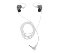 GOWENIC Wired Earbuds, 3.5MM Interface, Silver Plated Double Pin Cable, Immersive Sound, 25dB Noise Reduction, for Game Consoles, PCs, Mobile Devices and Tablets