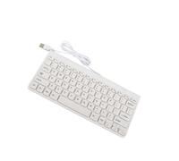 GOWENIC Wired Keyboard, Keyboard Mouse Kit Plug and Playing a Long, Light -thin Long Cable for the Office for the Study Room (White)
