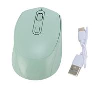 GOWENIC Wireless Mouse, Three Level DPL Adjustable,800, 1200, 1600, with Wireless Gaming Mouse Quiet Design, for Library Study, Classroom, Etc (green)