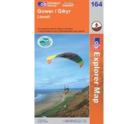 Gower, Llanelli: Sheet 164 (OS Explorer Map)